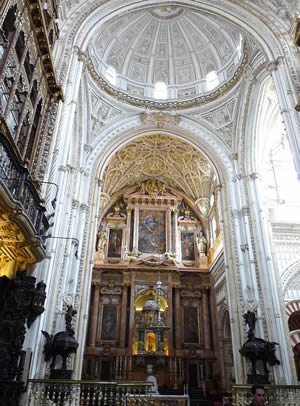Chapel in cathedral in mosque